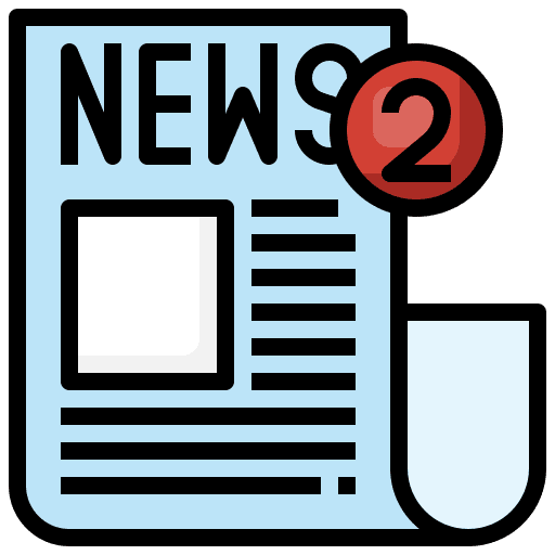 Notification document communications news report icon Notification document communications news report icon
