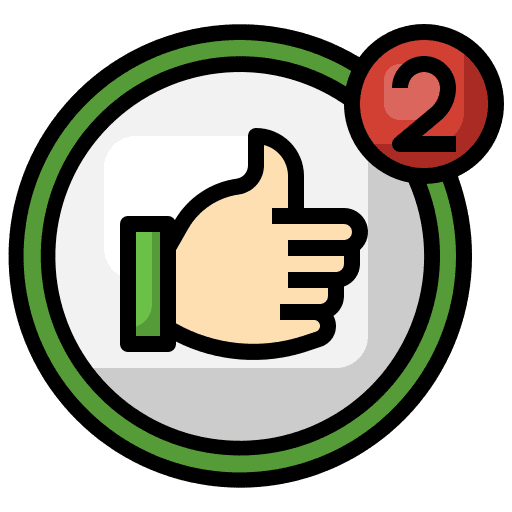 Like communications notification reaction icon Like communications notification reaction icon