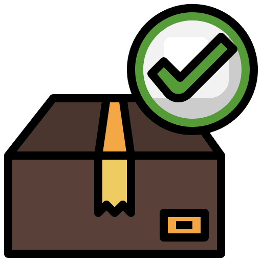 Parcel check shipment shipping and delivery icon Parcel check shipment shipping and delivery icon