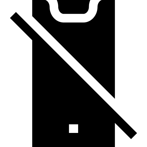 No phone communications prohibition no cellphone icon No phone communications prohibition no cellphone icon