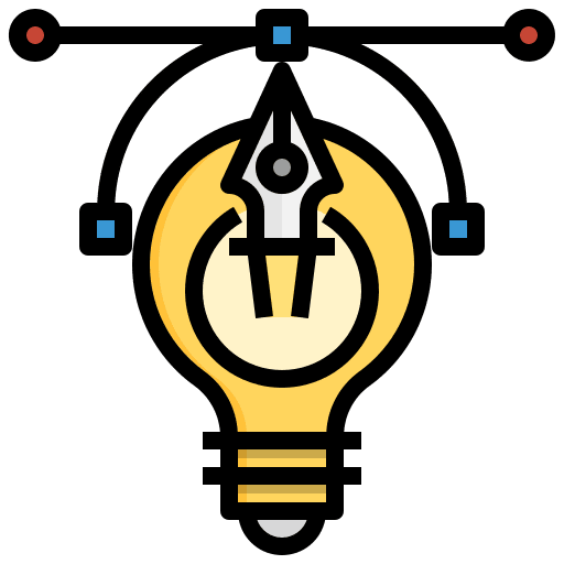 Big idea gear power innovation icon Big idea gear power innovation icon