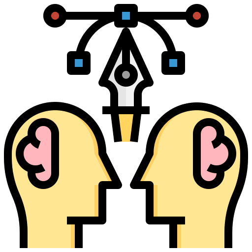 Brainstorm google for education strategy art and design icon Brainstorm google for education strategy art and design icon