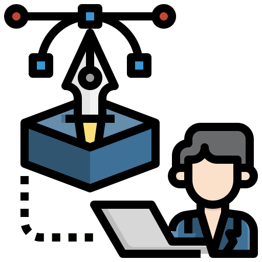 Branding art and design marketplace delivery man icon Branding art and design marketplace delivery man icon