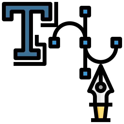 Font interface symbol typography icon Font interface symbol typography icon