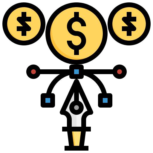 Productivity invention money productivity icon Productivity invention money productivity icon