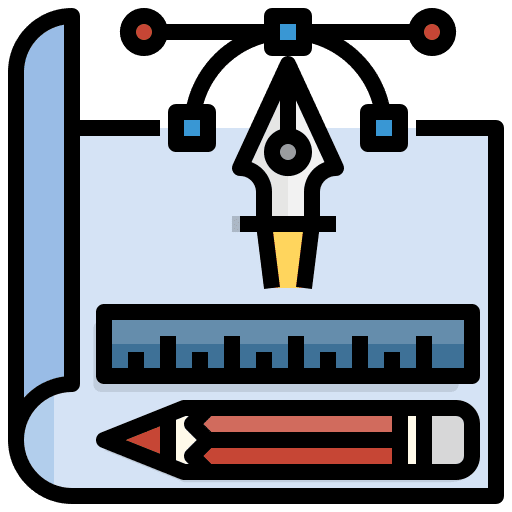 Project creative design art and design icon Project creative design art and design icon