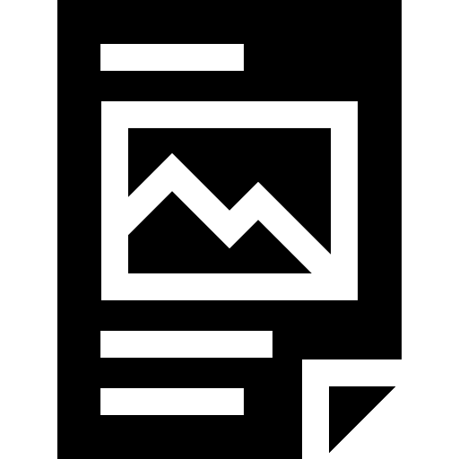 Paper text office page icon