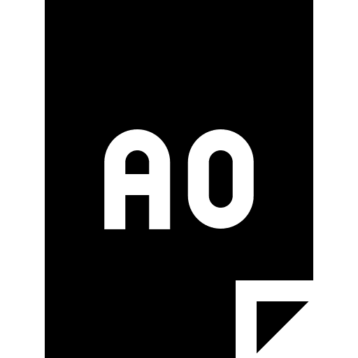 Paper size archive paper size format icon