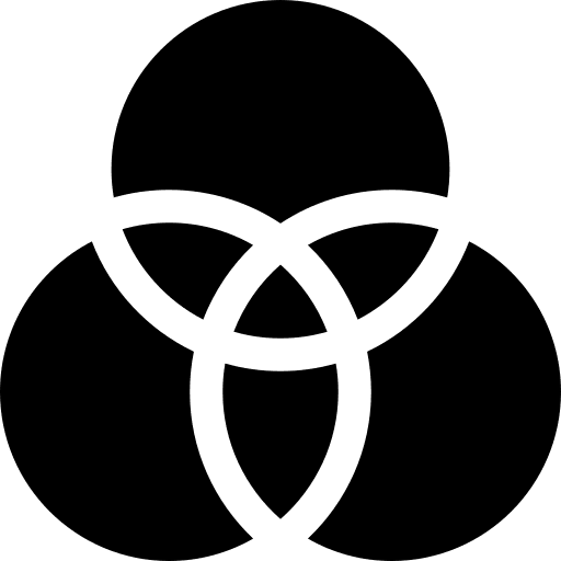 Rgb chromatic intersection edit icon