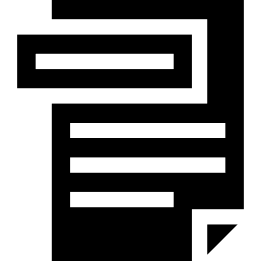 File document file sheet icon