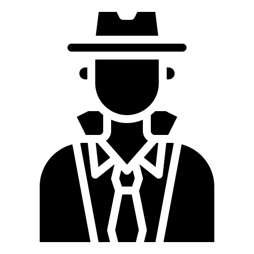 Detective private detective job investigator icon
