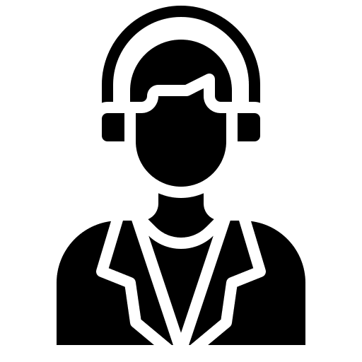 Dj music and multimedia music stage icon