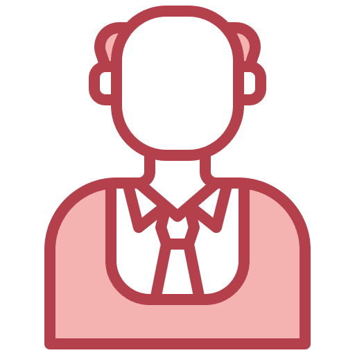 Professor old eyeglasses education icon