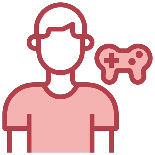 Gamer gamer job people icon Gamer gamer job people icon