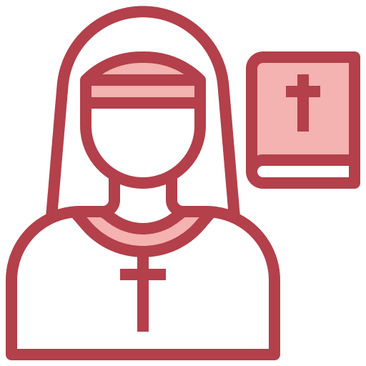 Nun woman girl religion icon Nun woman girl religion icon
