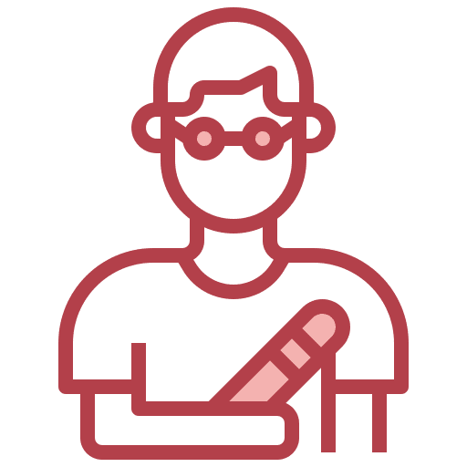 Writer pen man authorship icon Writer pen man authorship icon