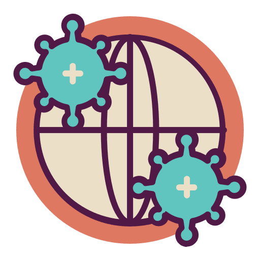 Coronavirus bacteria covid 19 coronavirus icon Coronavirus bacteria covid 19 coronavirus icon