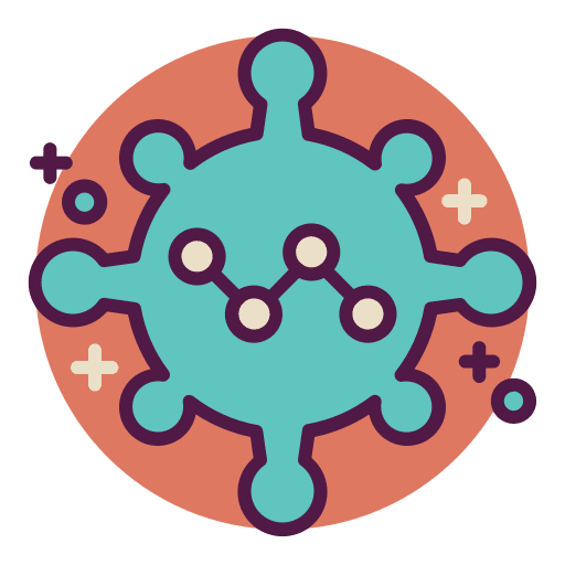 Coronavirus bacteria virus covid 19 icon Coronavirus bacteria virus covid 19 icon