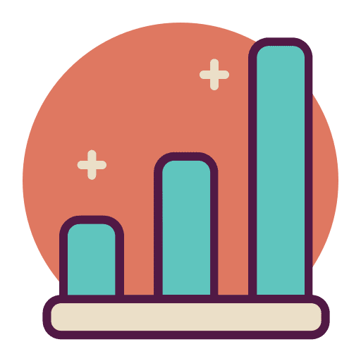 Graphic bar chart graphical presentation statistics icon Graphic bar chart graphical presentation statistics icon