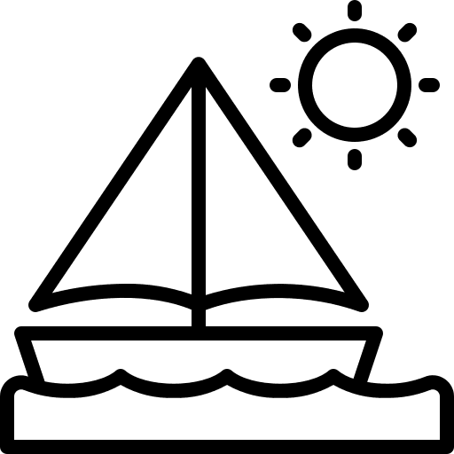 Sailing transport transportation travel icon Sailing transport transportation travel icon