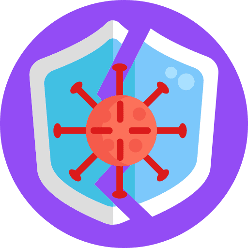 Bacteria bacteria health care infection icon