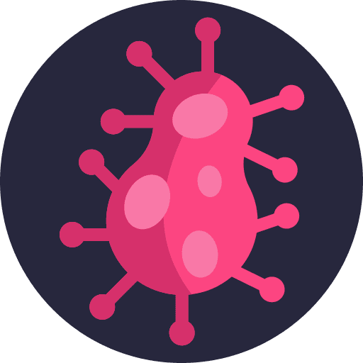 Virus virus infection bacteria icon