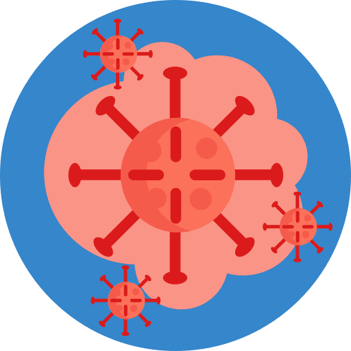 Coronavirus covid 19 health care virus icon