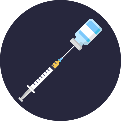 Injection injection health care syringe icon