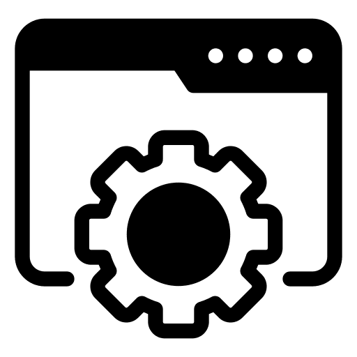 Maintenance gear seo and web setting icon