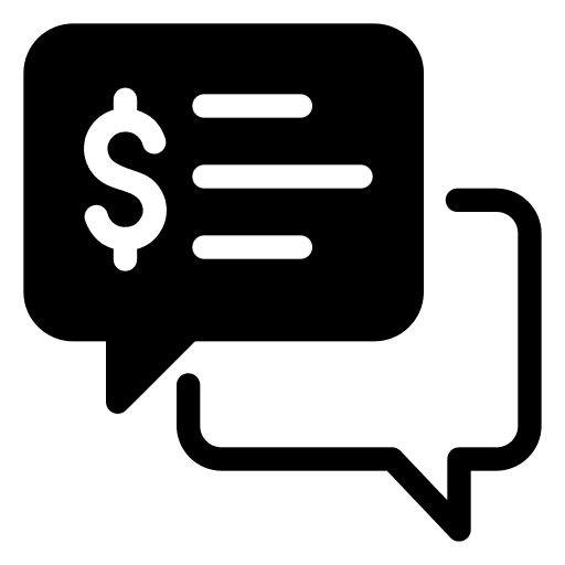 Chat communications chat box discussion icon Chat communications chat box discussion icon