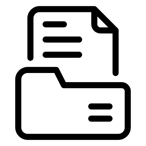 File folder ui data icon
