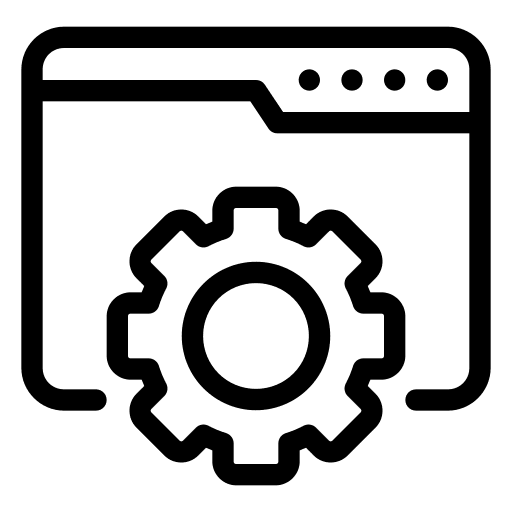 Maintenance website seo and web maintenance icon