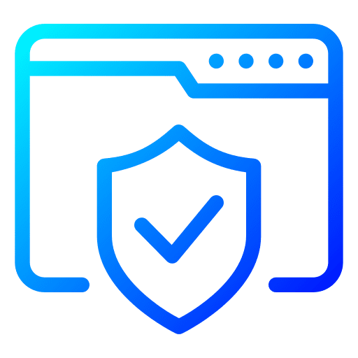 Antivirus virus security technology icon