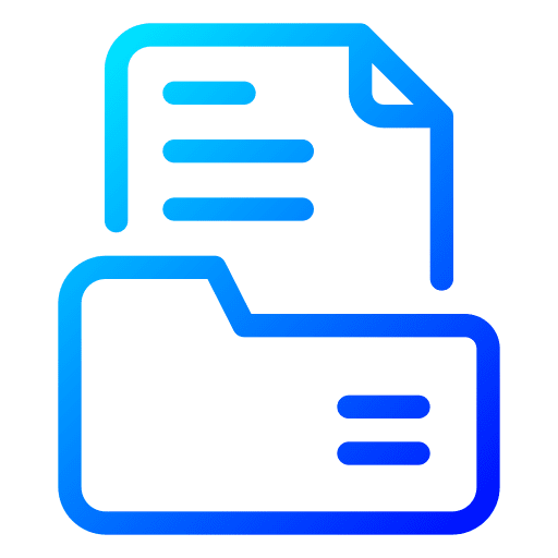 File storage folder archive icon