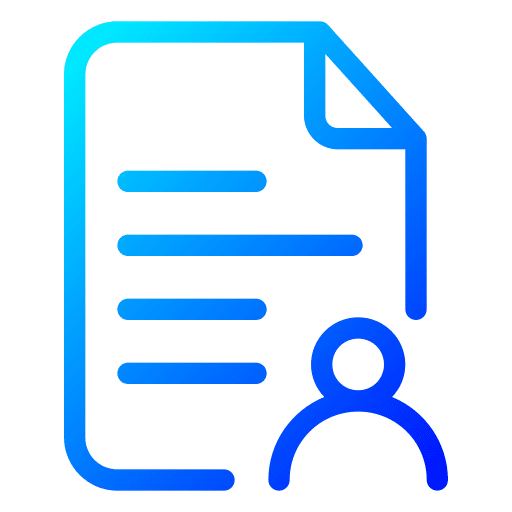 Form interface form text lines icon
