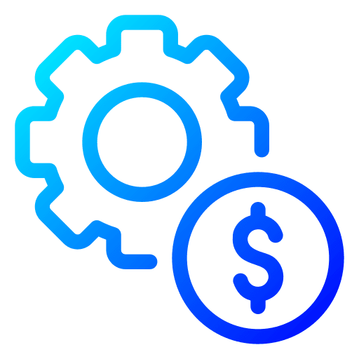 Settings configuration cogwheel economy icon Settings configuration cogwheel economy icon