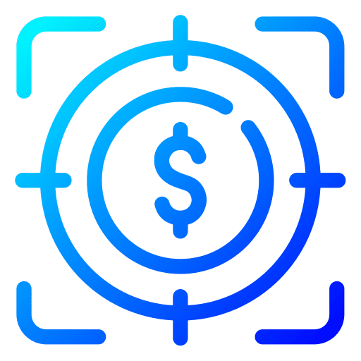 Target finance business target icon Target finance business target icon