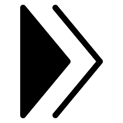 Right arrow fast forward arrow double arrow icon