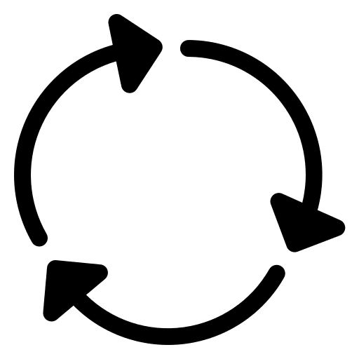 Rotate circle vol 1circle rotate circular arrows icon