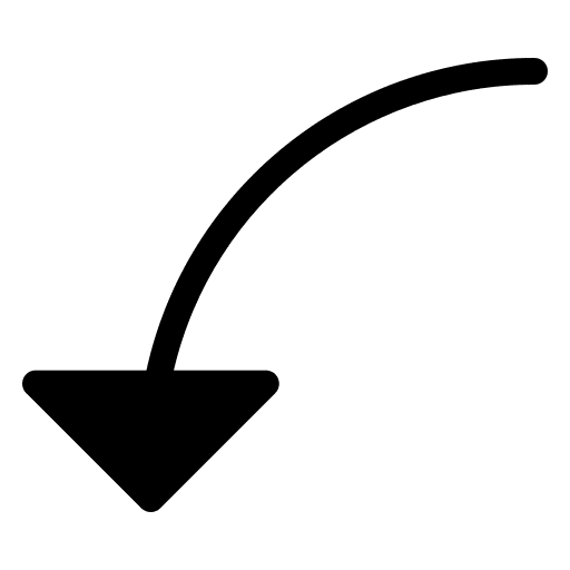 Arrow down download arrows orientation icon