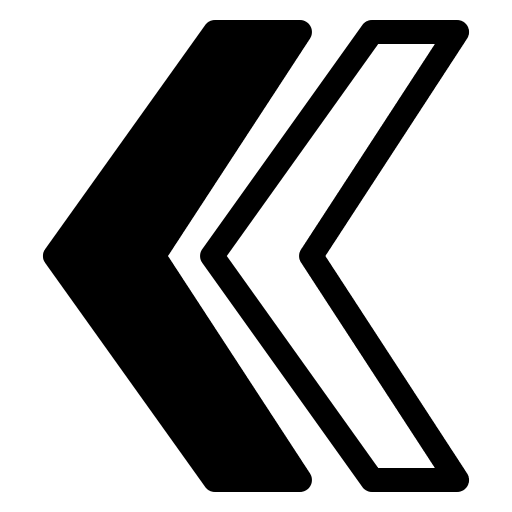 Left arrow direction orientation arrow left icon