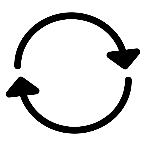 Rotate circular arrows circular circle icon
