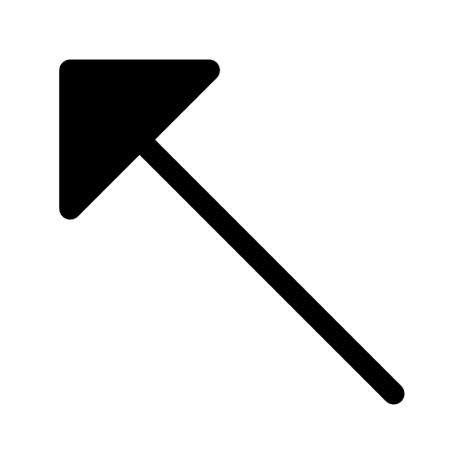 Arrow left turn turn up arrows icon
