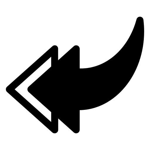 Arrow left user interface arrow down icon