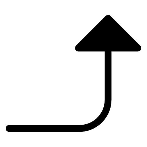 Arrow up navigate direction arrow icon