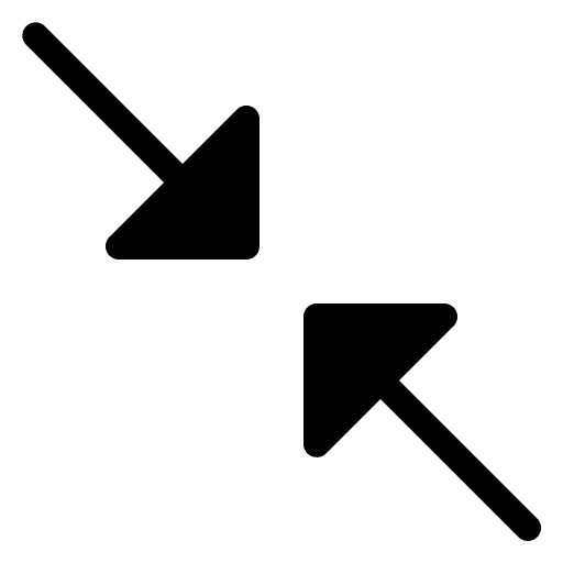 Resize decrease size resize icon