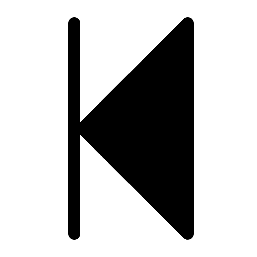 Left arrow back direction arrows icon