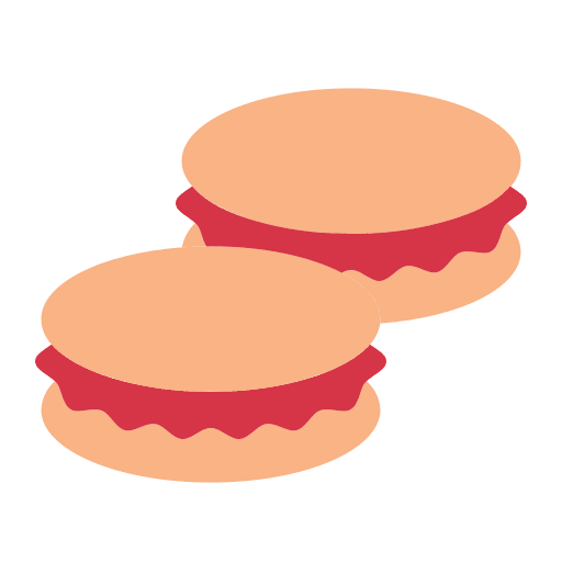 Macaroon sweet food bakery icon