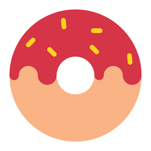 Donut bakery donut meal icon