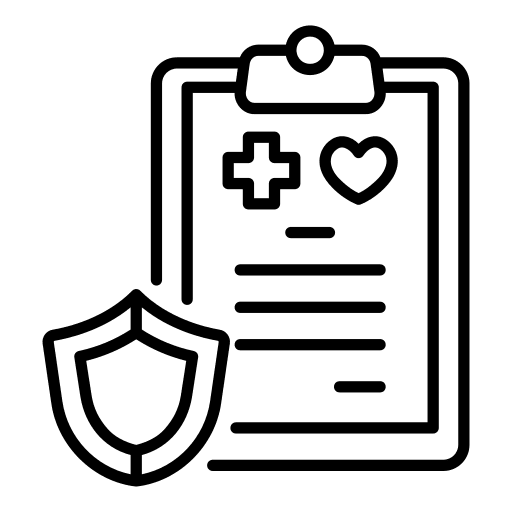 Health report health report service security icon